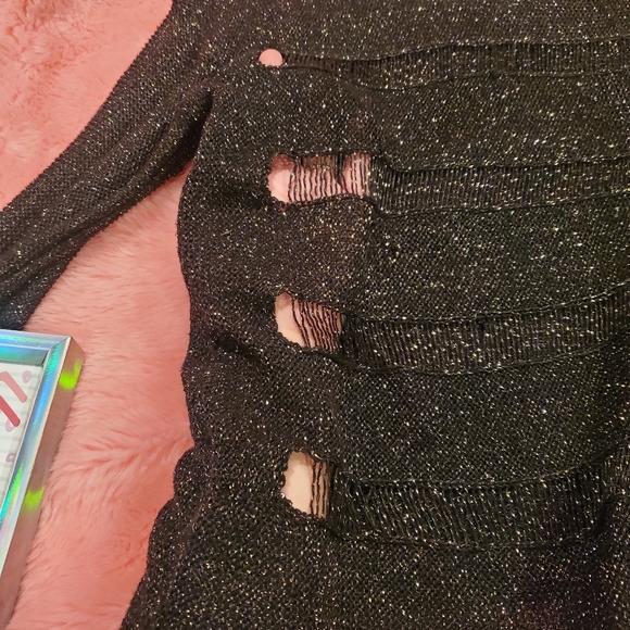 Rock & Republic metallic knit top - Picture 14 of 15